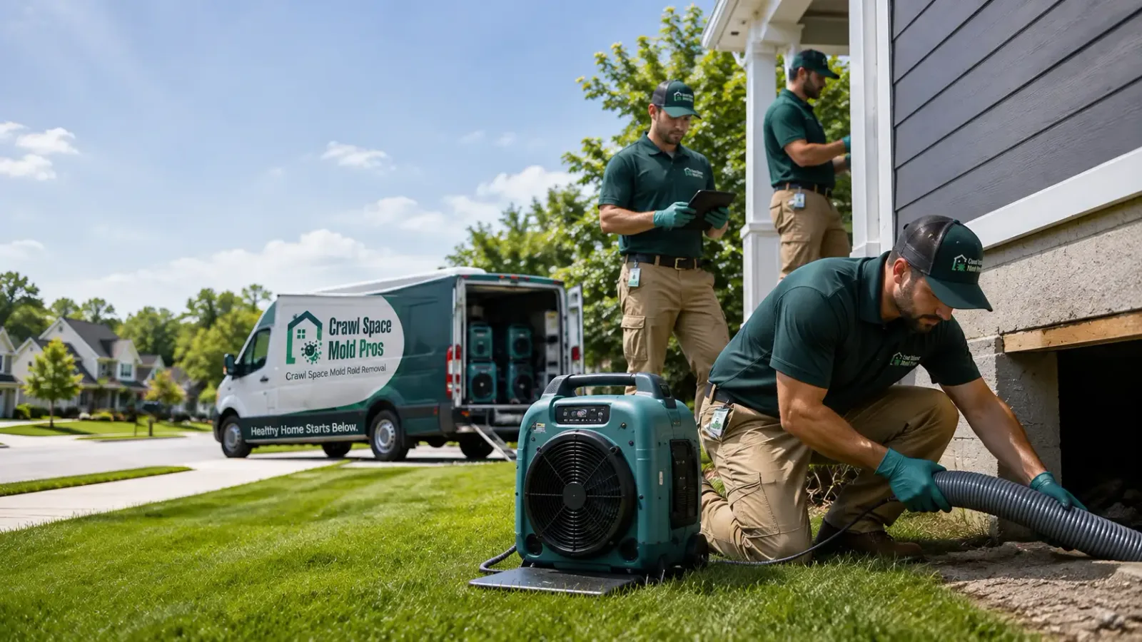 Crawl Space Mold Removal in Harrison, OH
